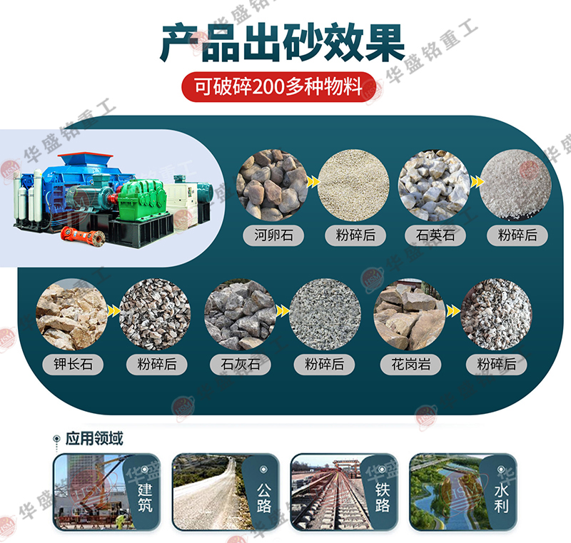 關(guān)鍵字瓜米石制砂設(shè)備 對(duì)輥式制砂機(jī)多少錢 液壓對(duì)輥制砂機(jī)